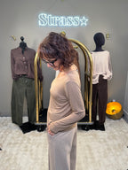 Tout Chaud Viscose et Cachemire Camel