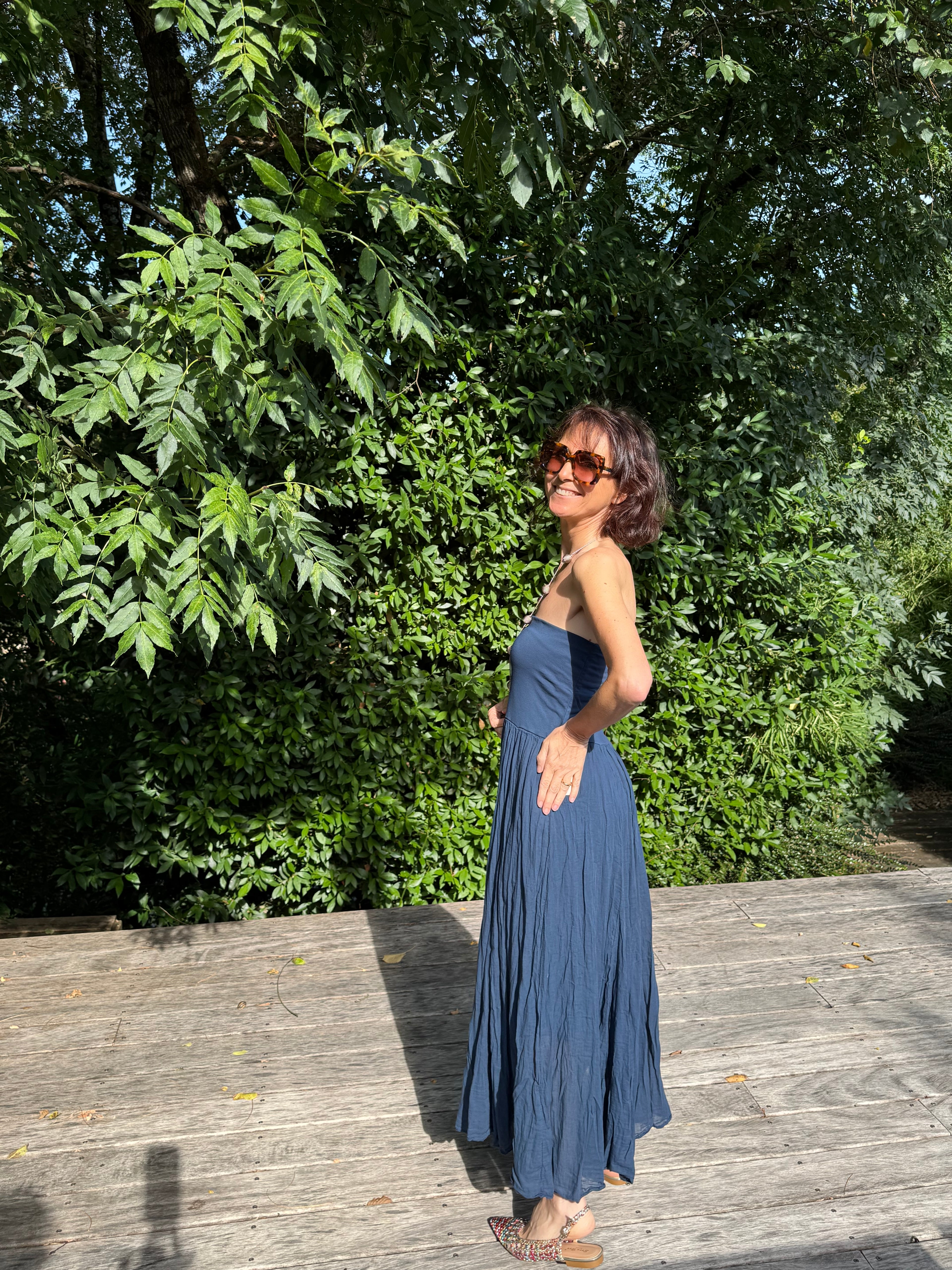 Jupe Robe Bleu Marine