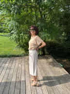 Bermuda Drapé Beige
