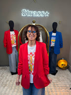 Blazer Fanta Rouge