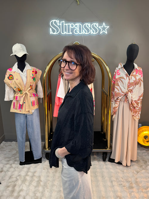 Chemise Romance Noir