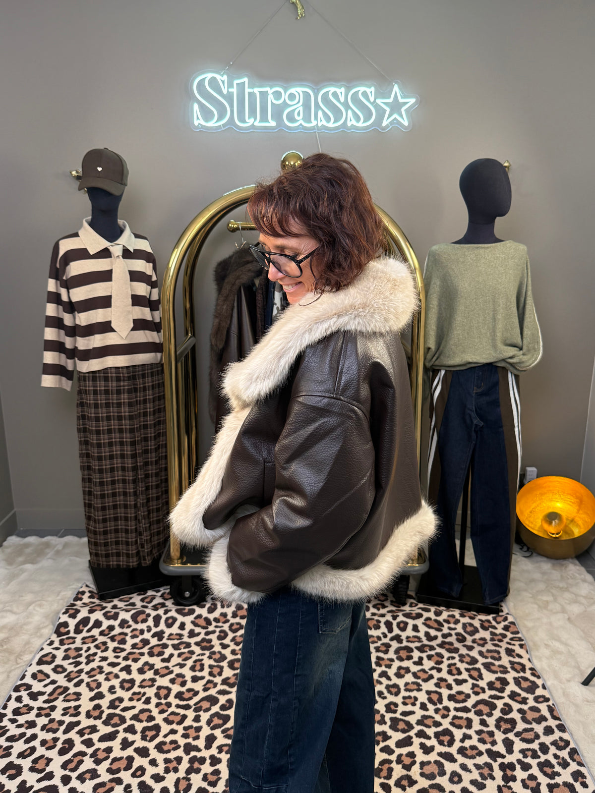 Veste Canada Beige réversible