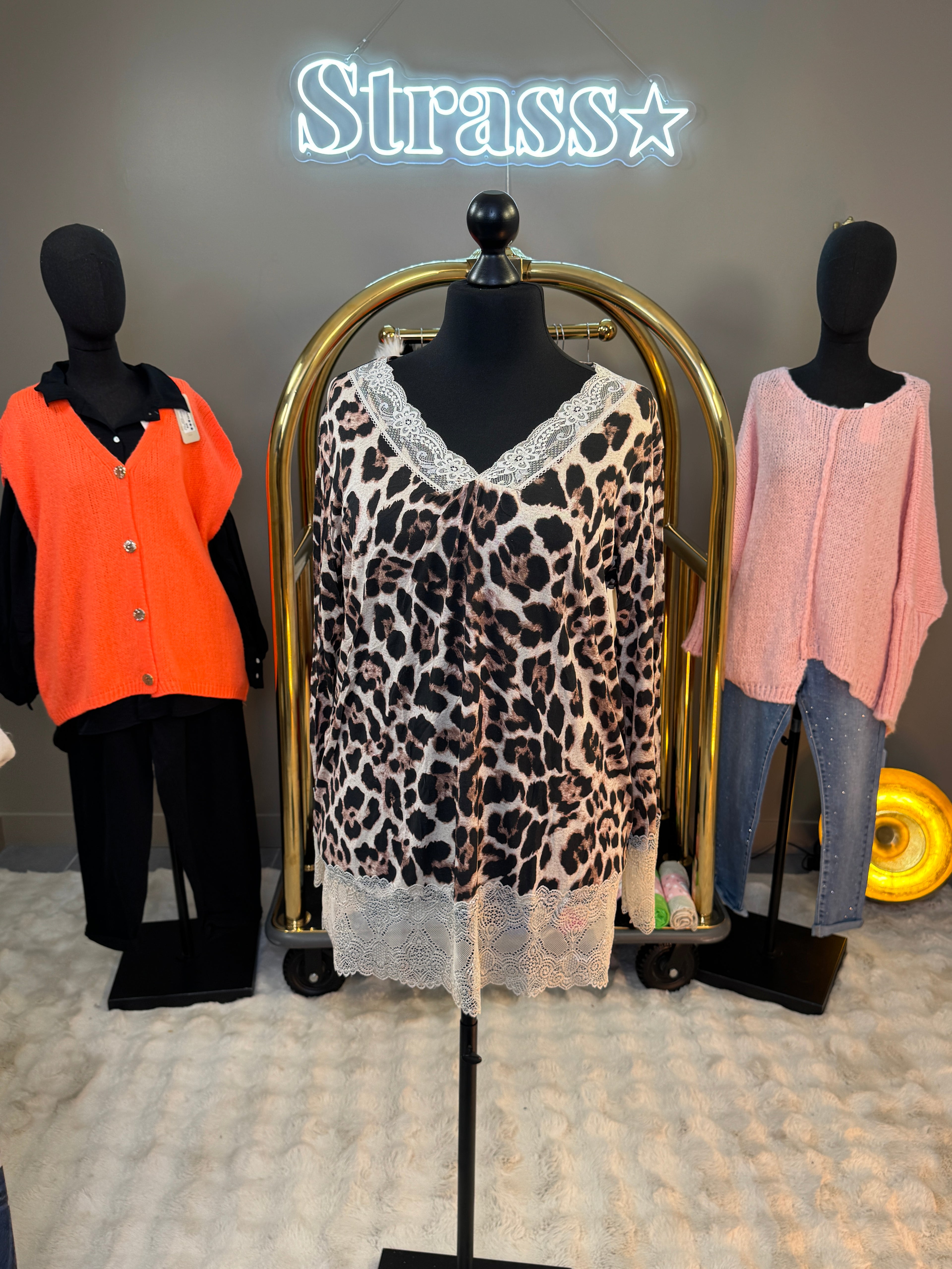 Top Chaleur Grande Taille Leopard