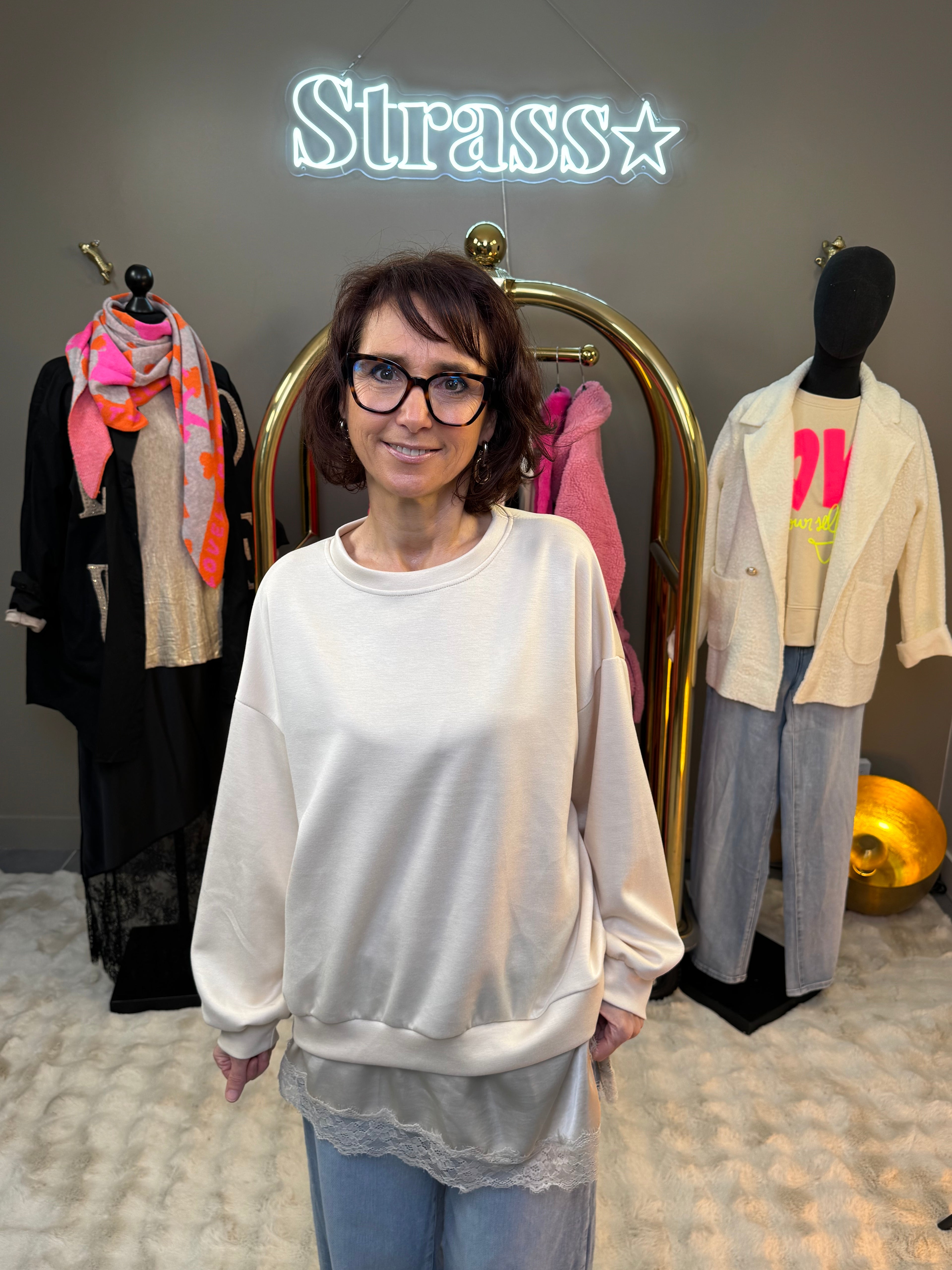 Sweat Nuisette Beige