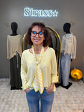 Blouse + Foulard Amanda Jaune