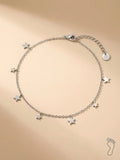 Chaine de Cheville Étoiles Acier