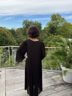 Robe Plissée Divina Choco