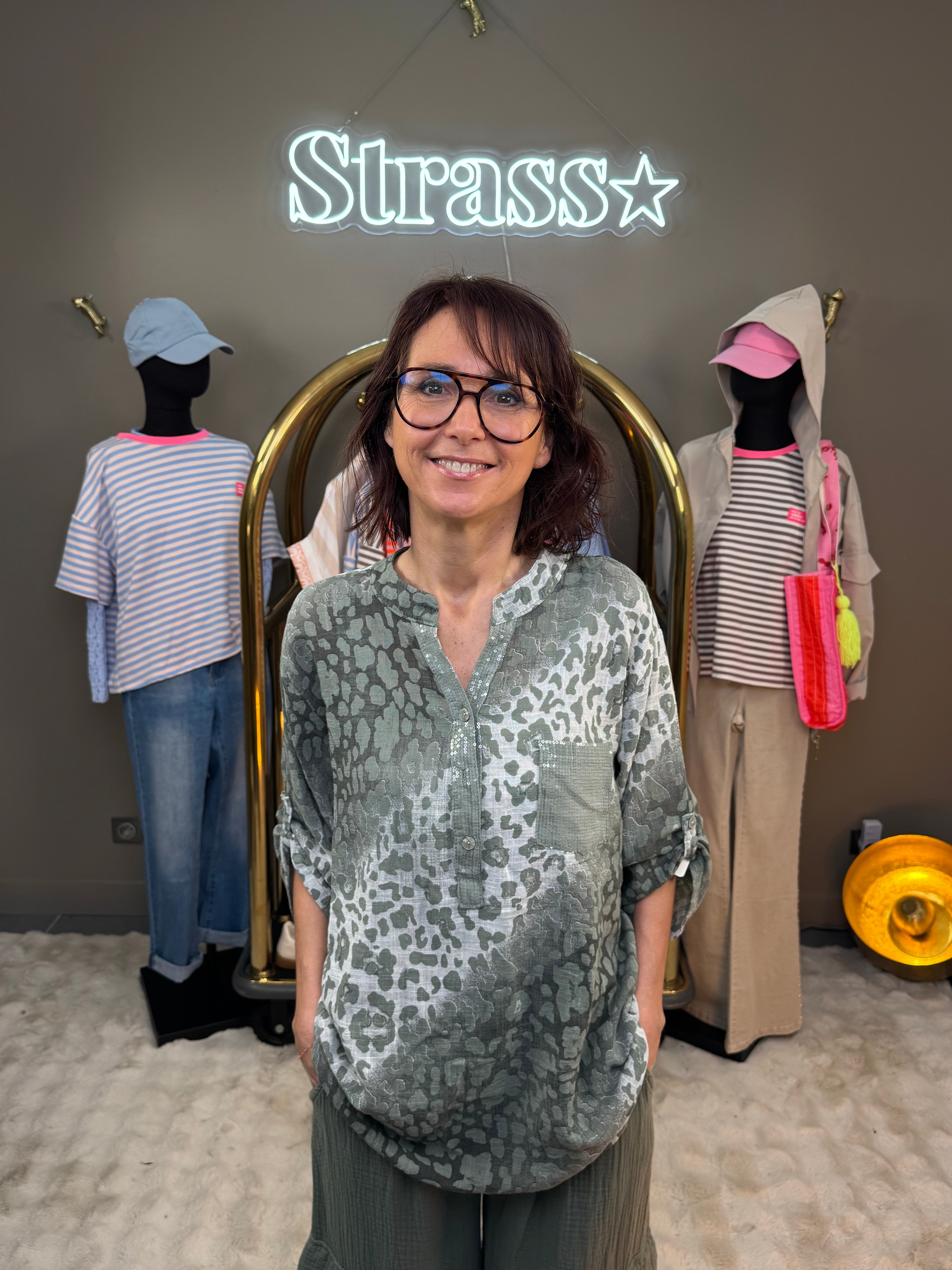 Blouse Leonardo Kaki