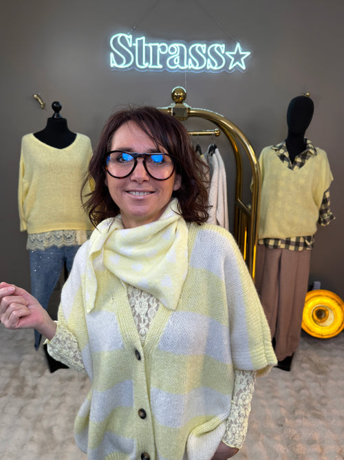 Écharpe petit Triangle jaune