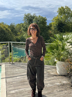 Pantalon toile bulle John Choco