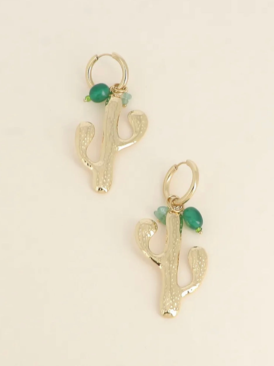 Boucles d’oreilles Cactus