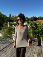 Tout Chaud Viscose et Cachemire Taupe