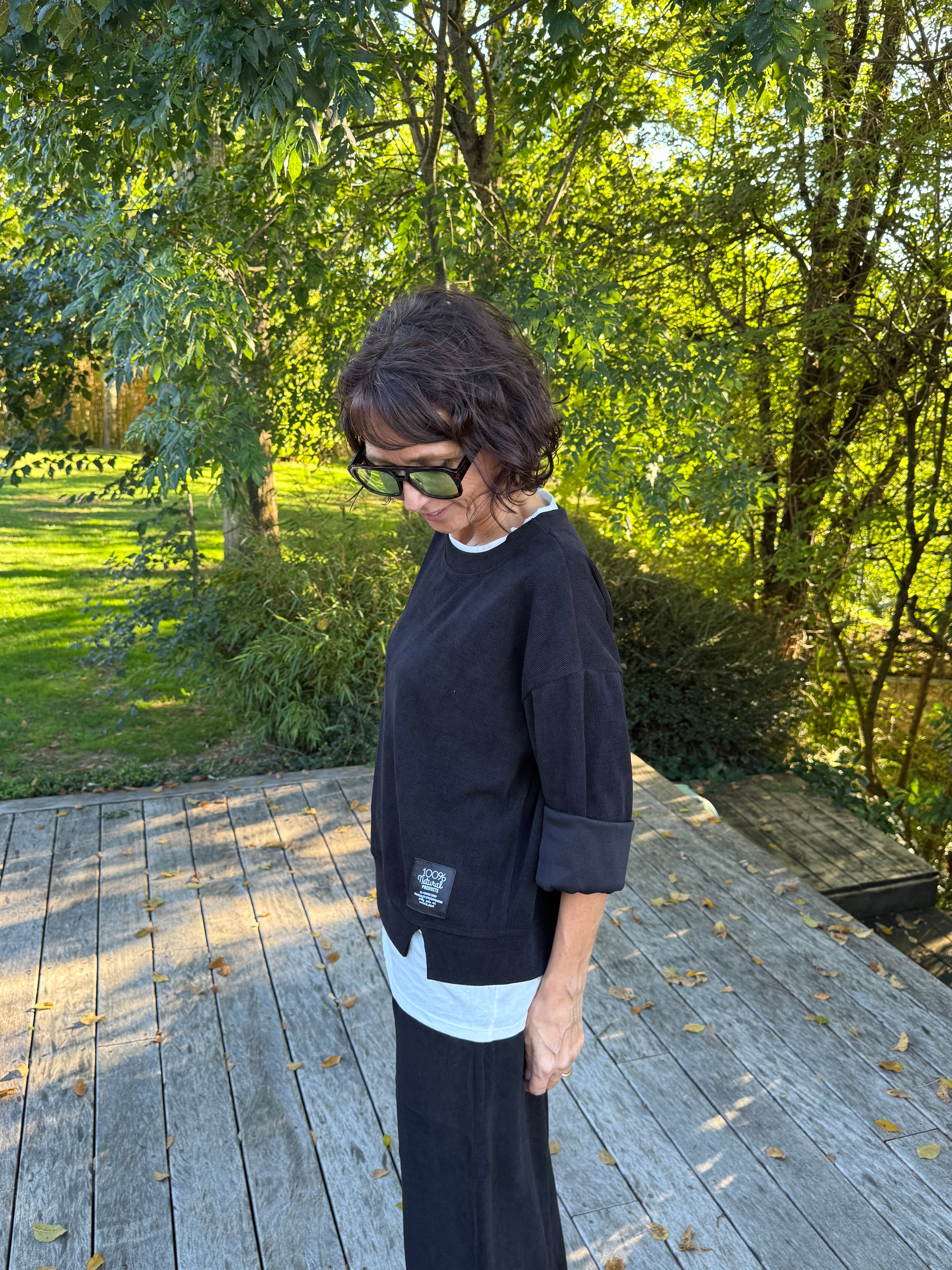 Sweat sport chic noir