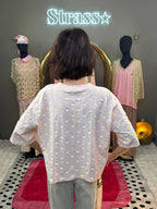 Tee Shirt petit pois rose