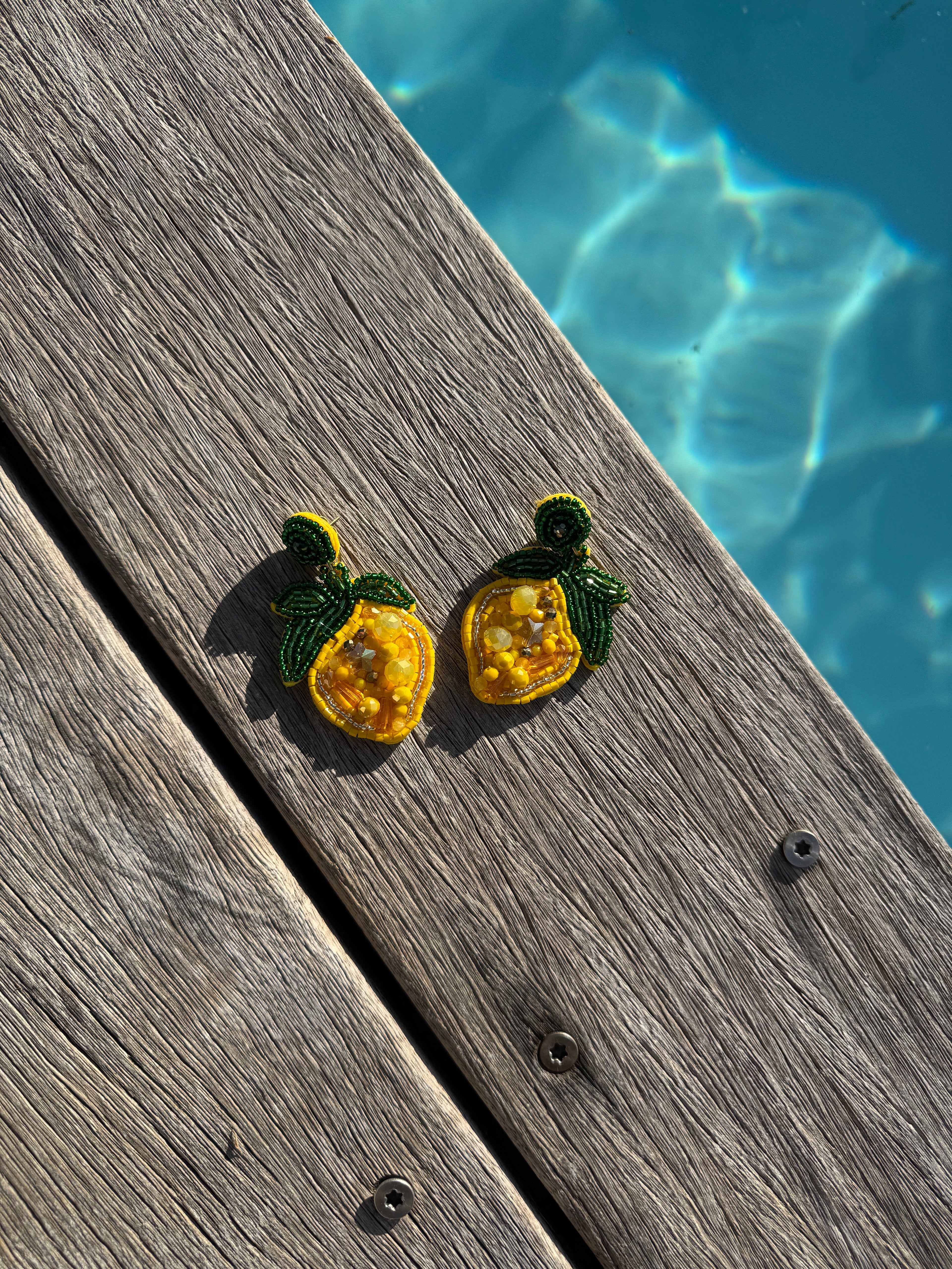 Boucles d'Oreilles Citron