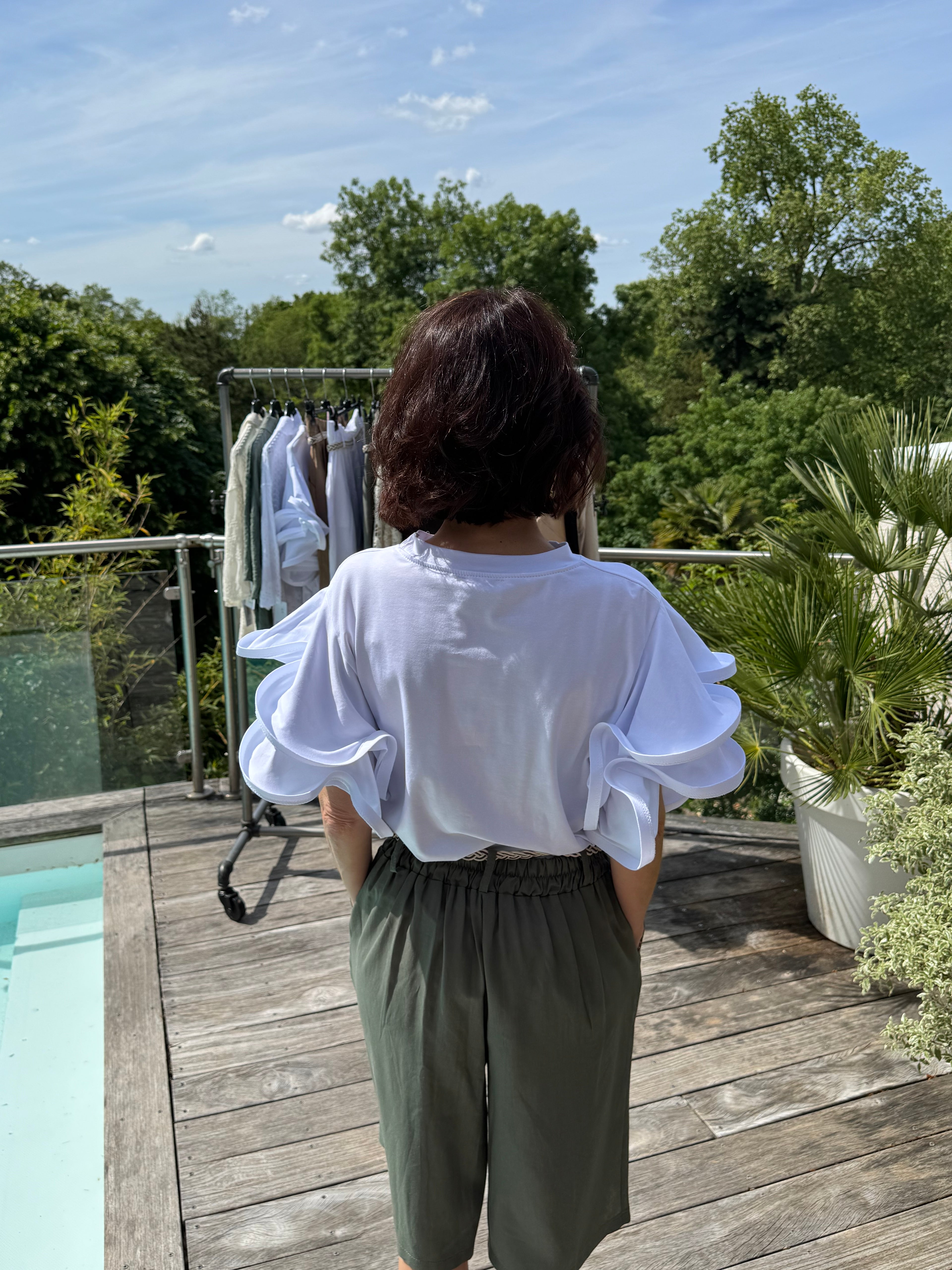 T shirt Ressort Blanc