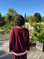 Sweat sport chic Bordeaux