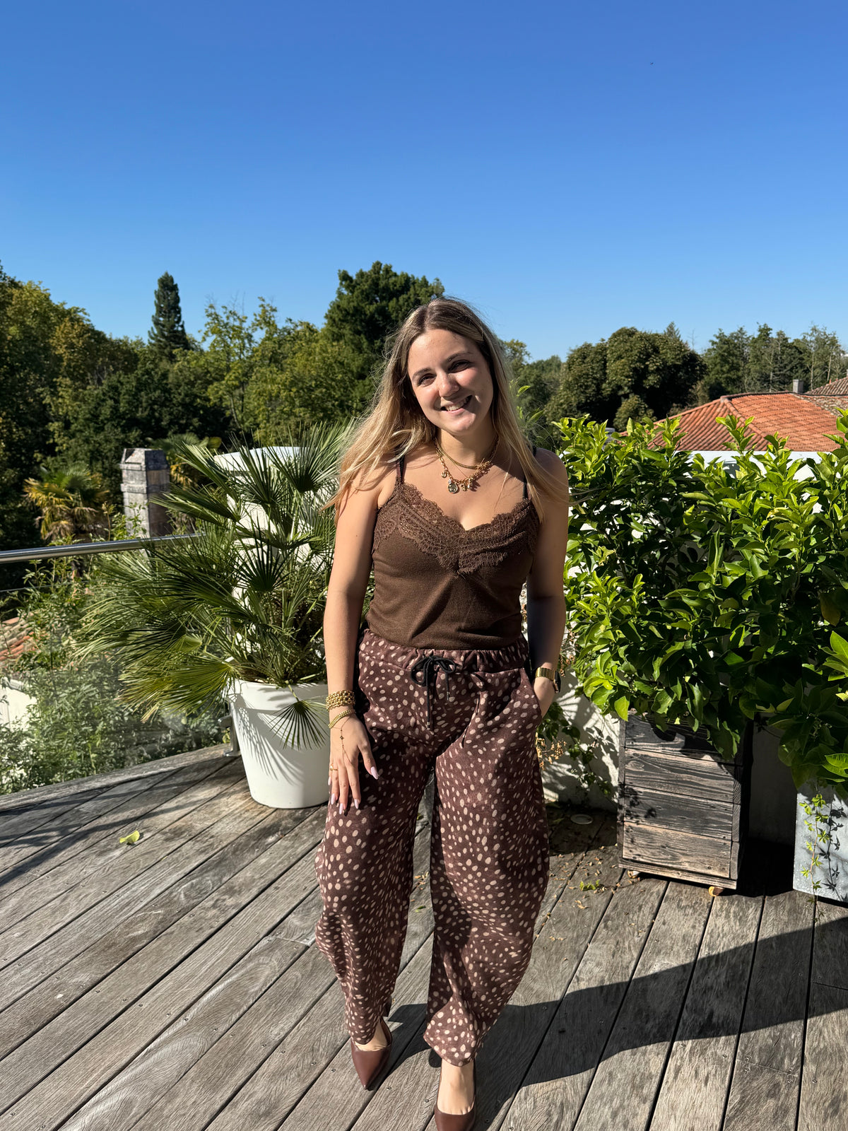 Pantalon bichette Choco