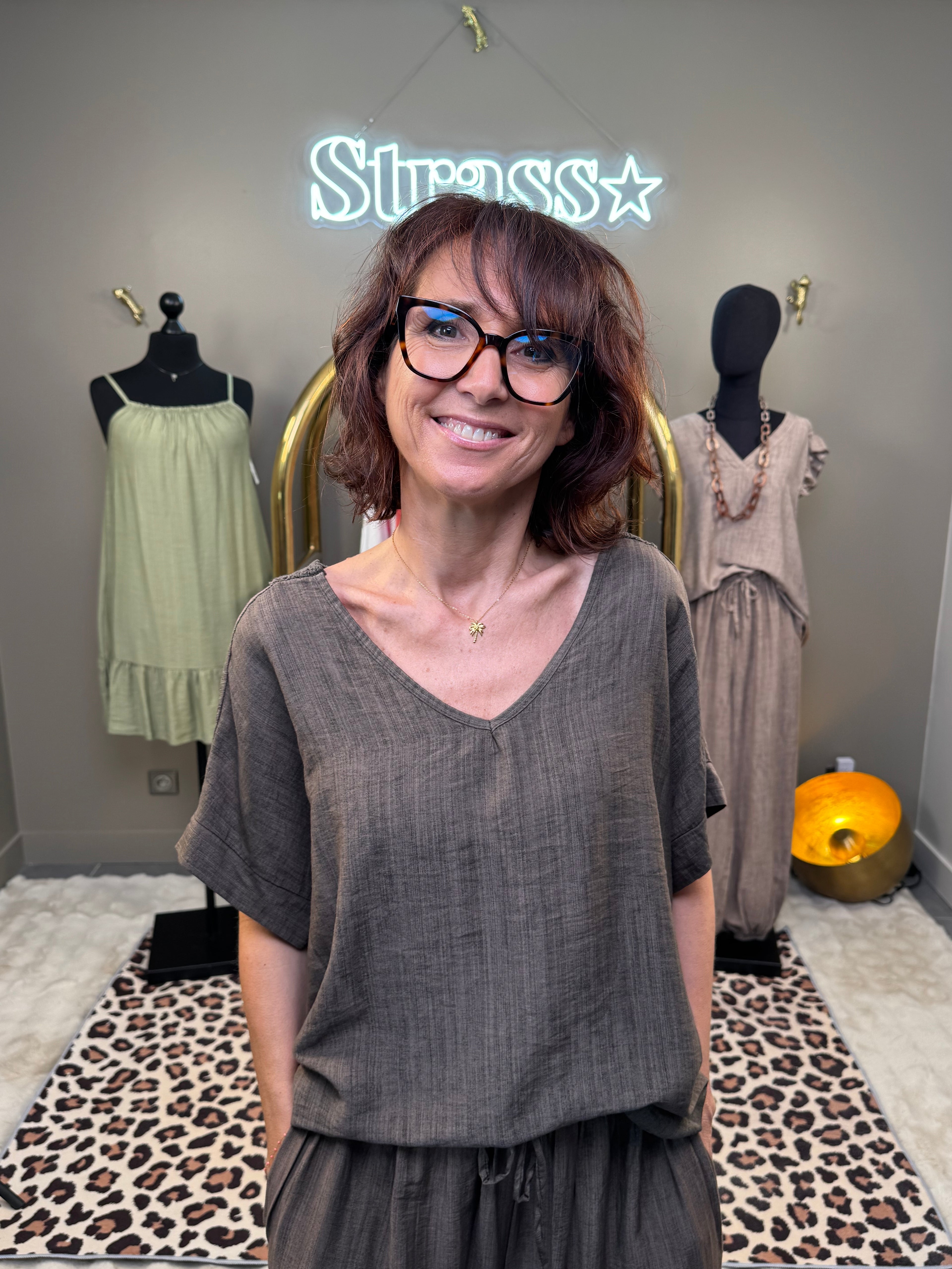 Top Dos Dentelle Choco