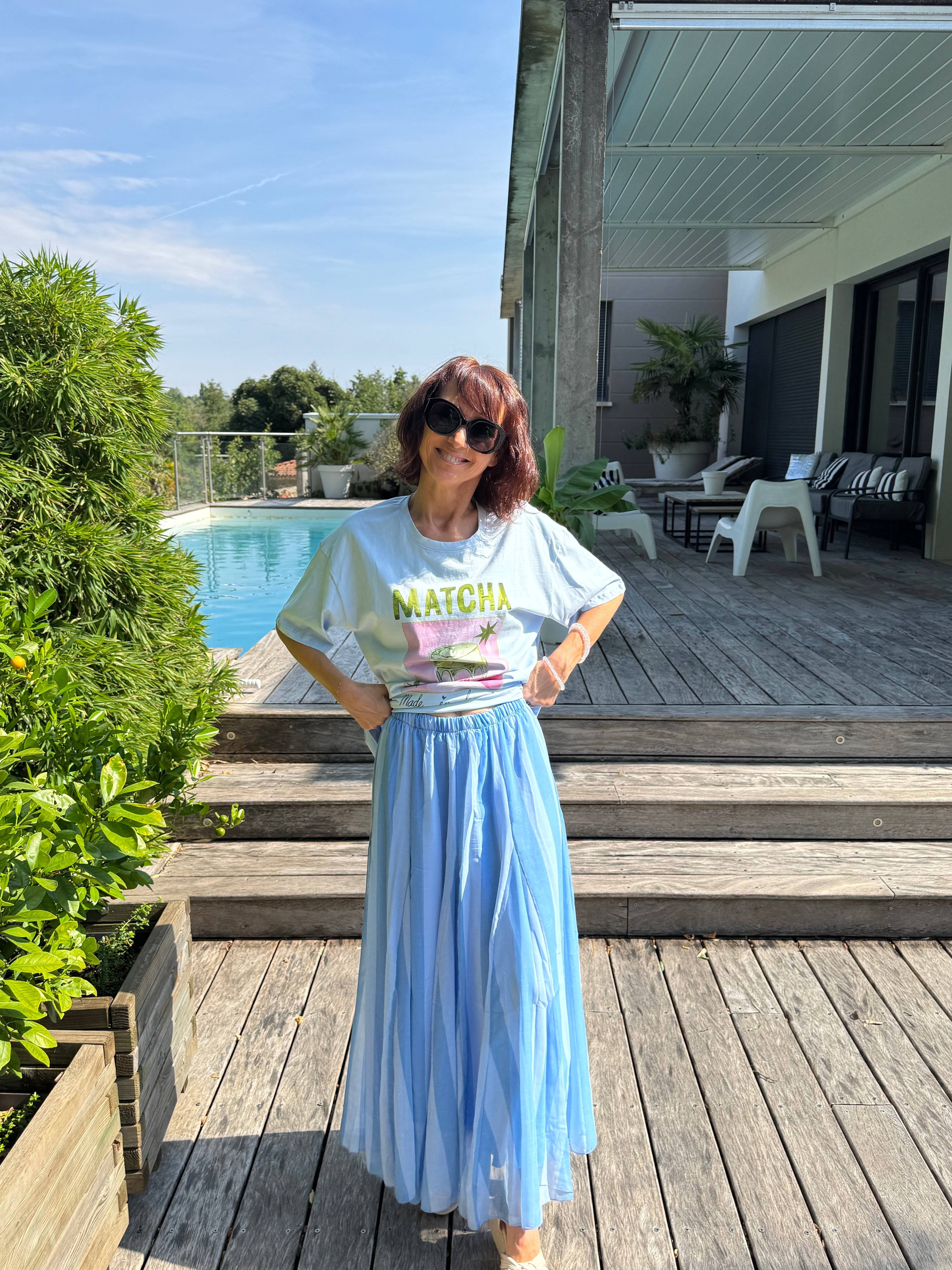 Jupe Rayé Blue
