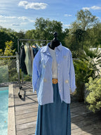 Chemise Rayée Étoiles