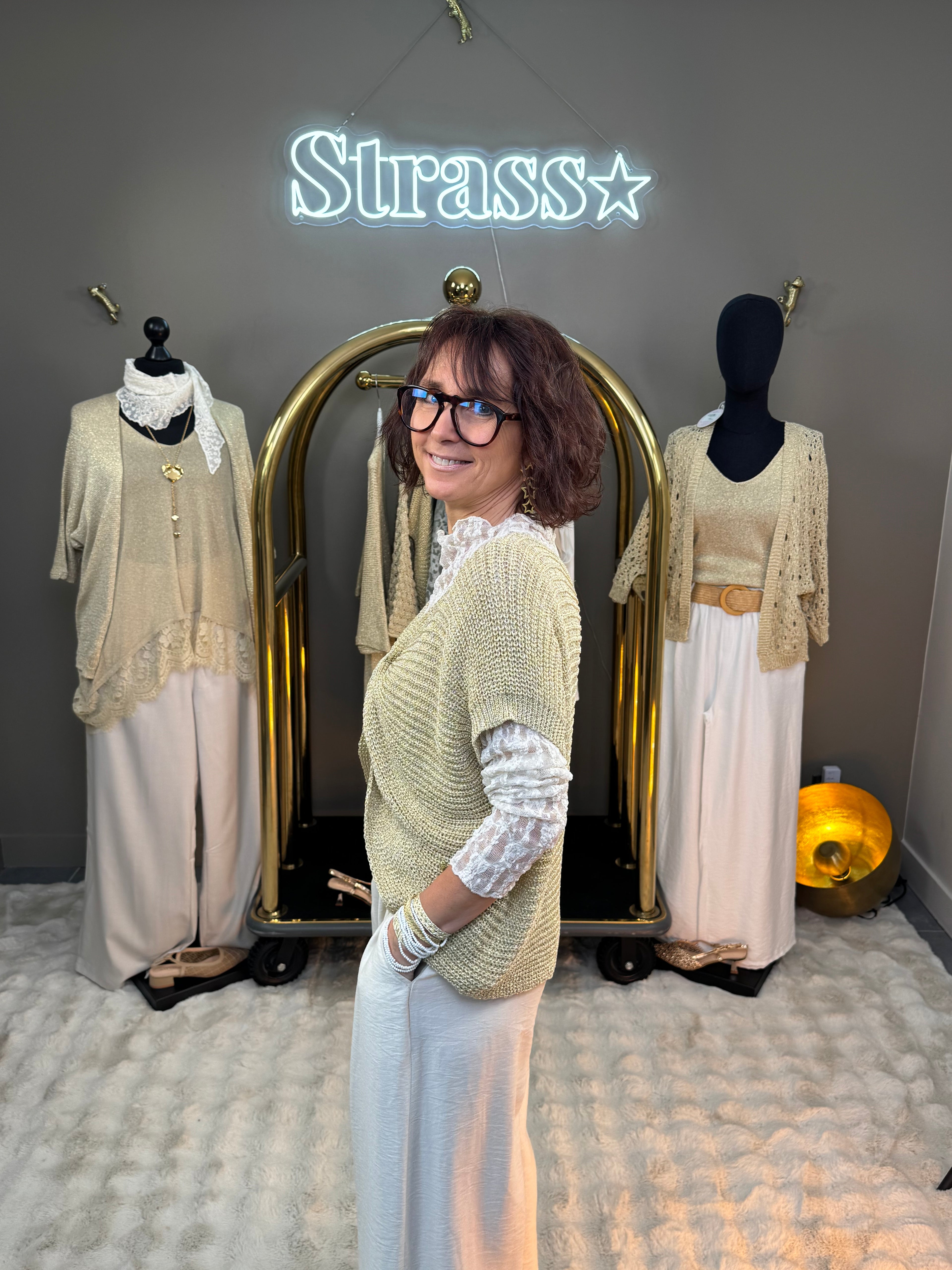 Pull Noeud Lurex Nolito