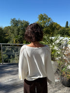 Pull Natacha beige et écrue