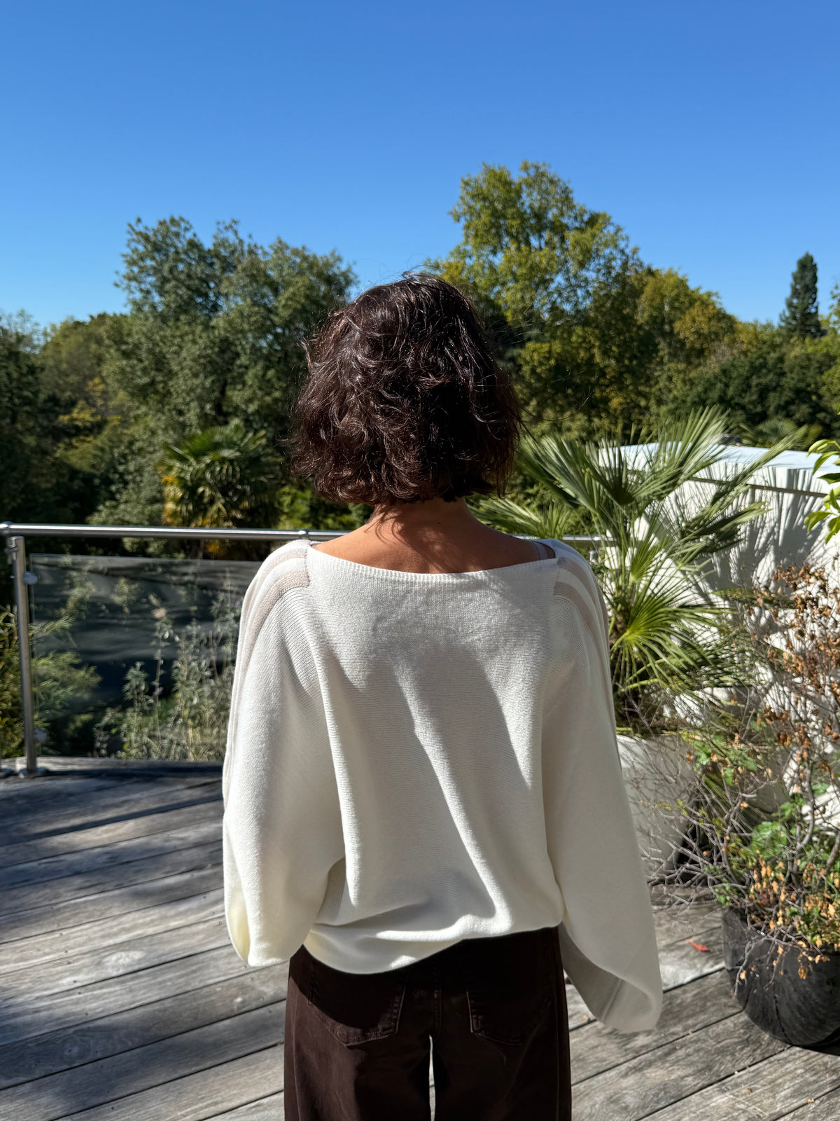 Pull Natacha beige et écrue
