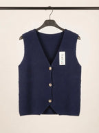 Pull Sans Manche Victoria Bleu Marine
