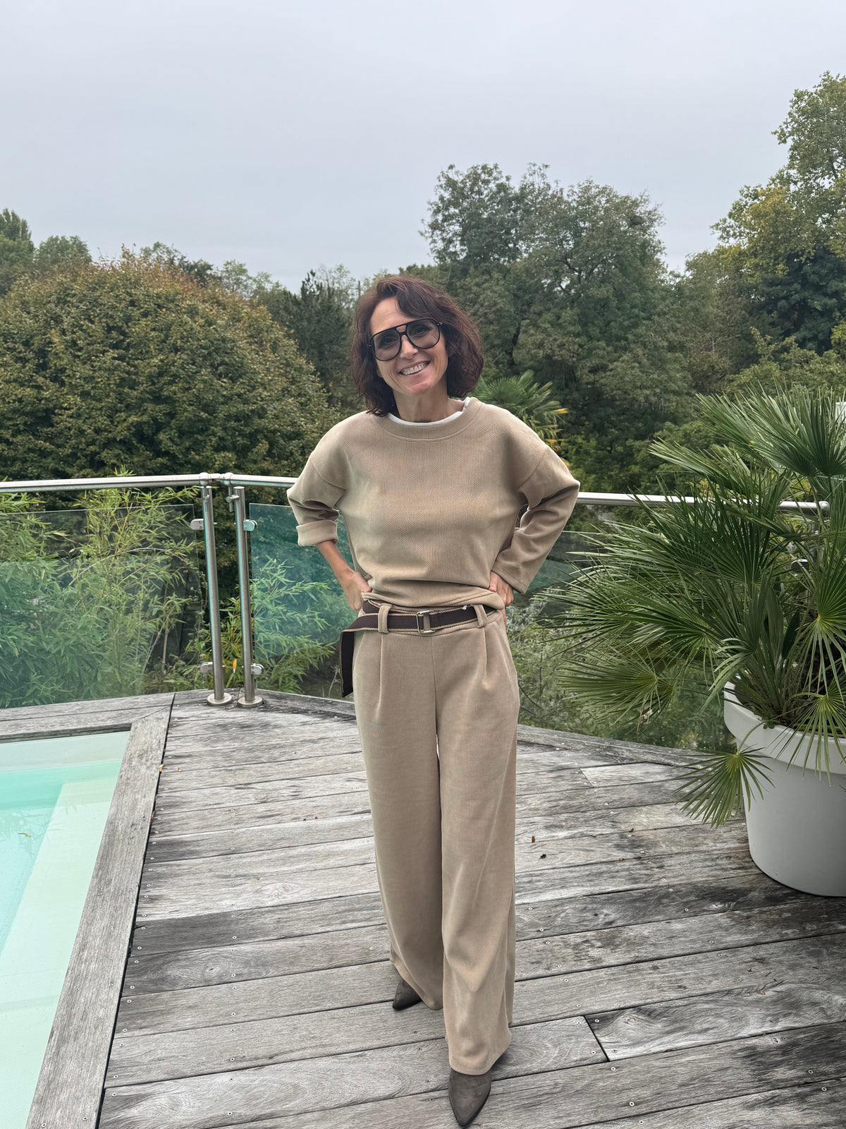 Pantalon sport chic rive