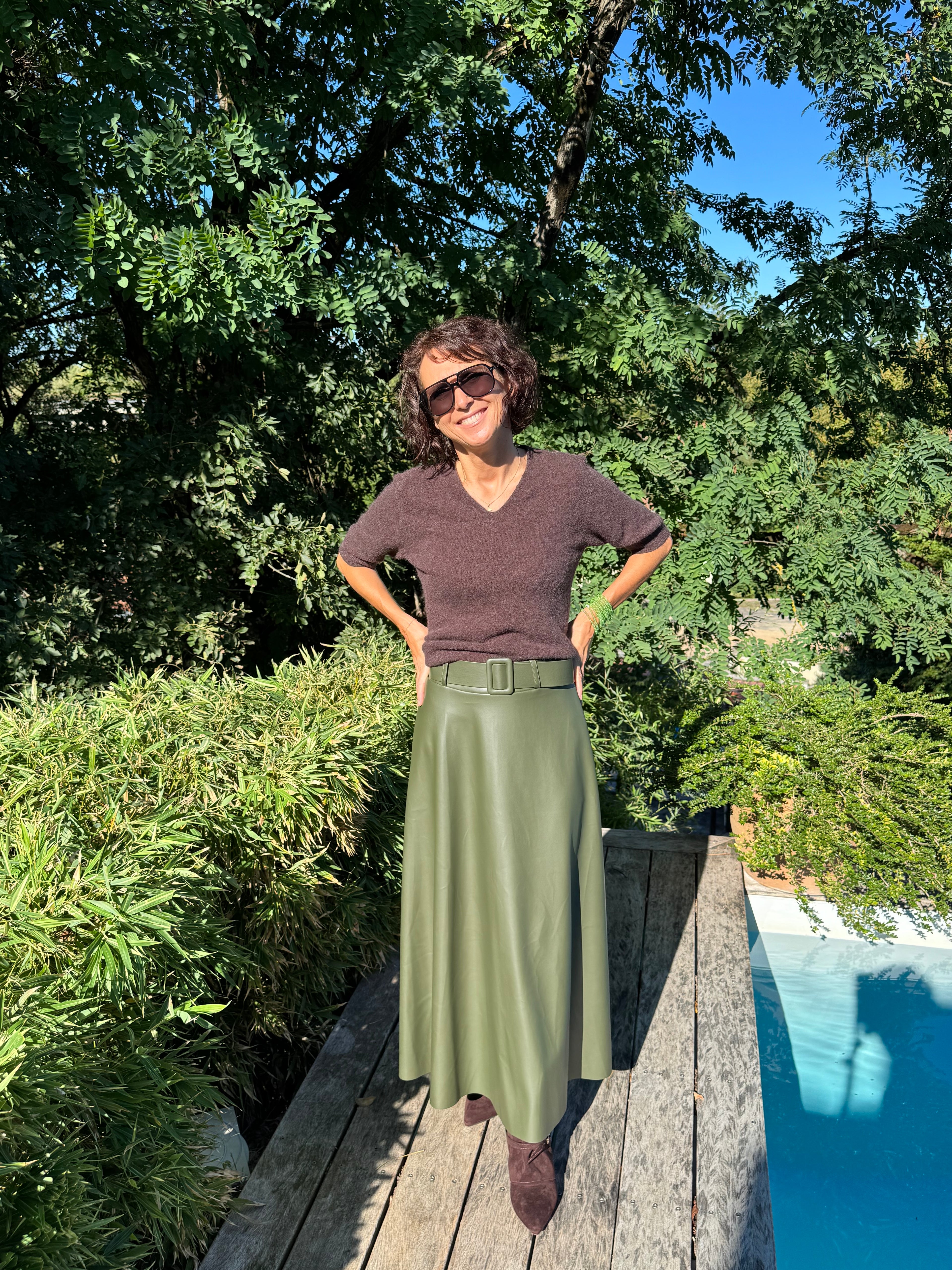 Jupe Cyrielle kaki