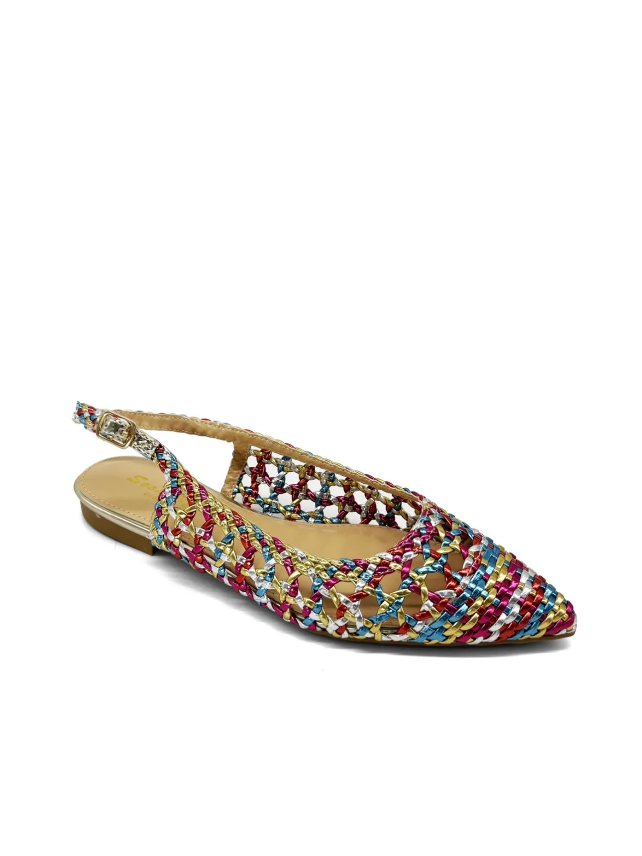 Chaussures Salomé Plates Multicolore
