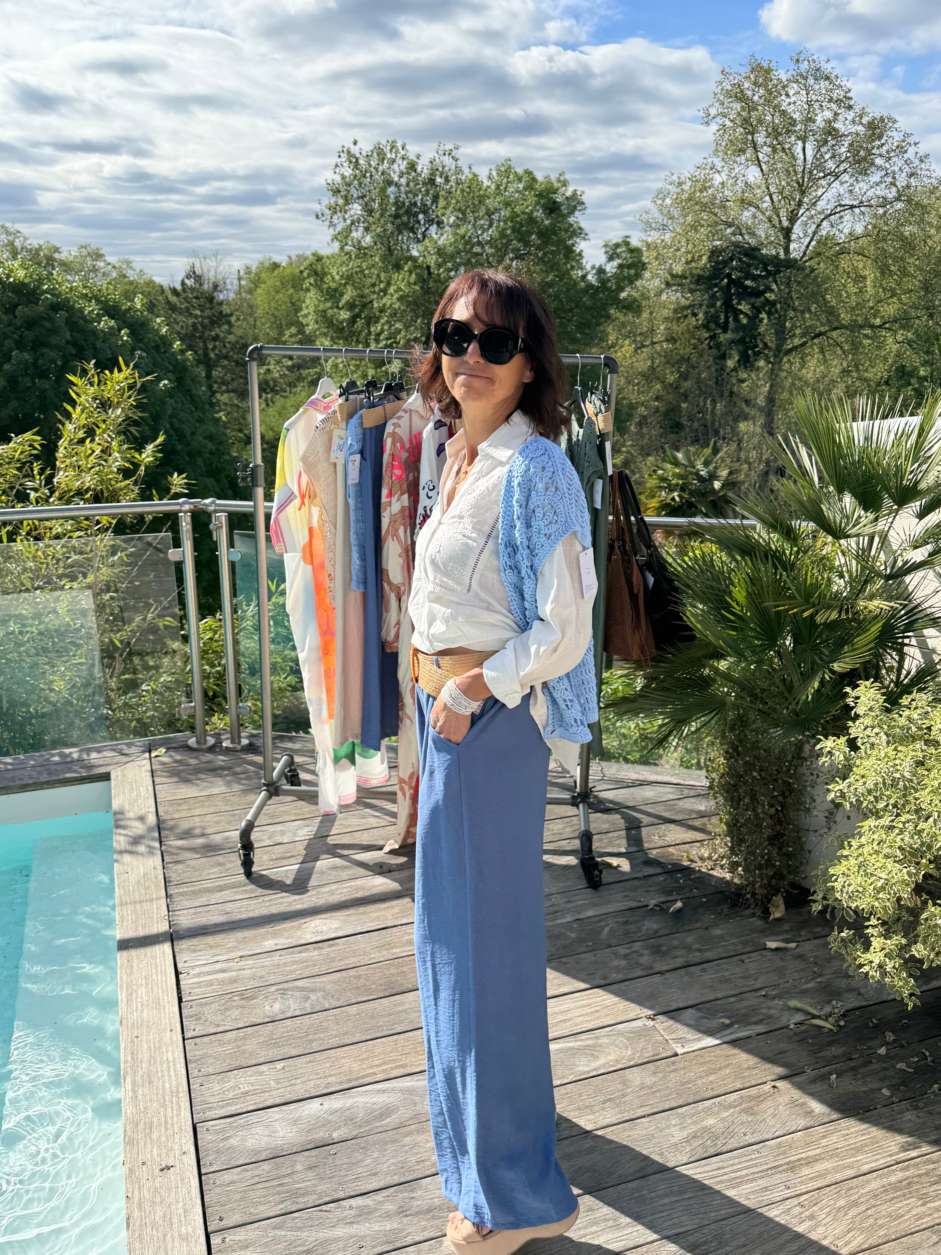 Pantalon Vico Bleu