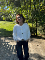 Gilet polux blanc