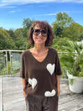 Pull Cœur Choco