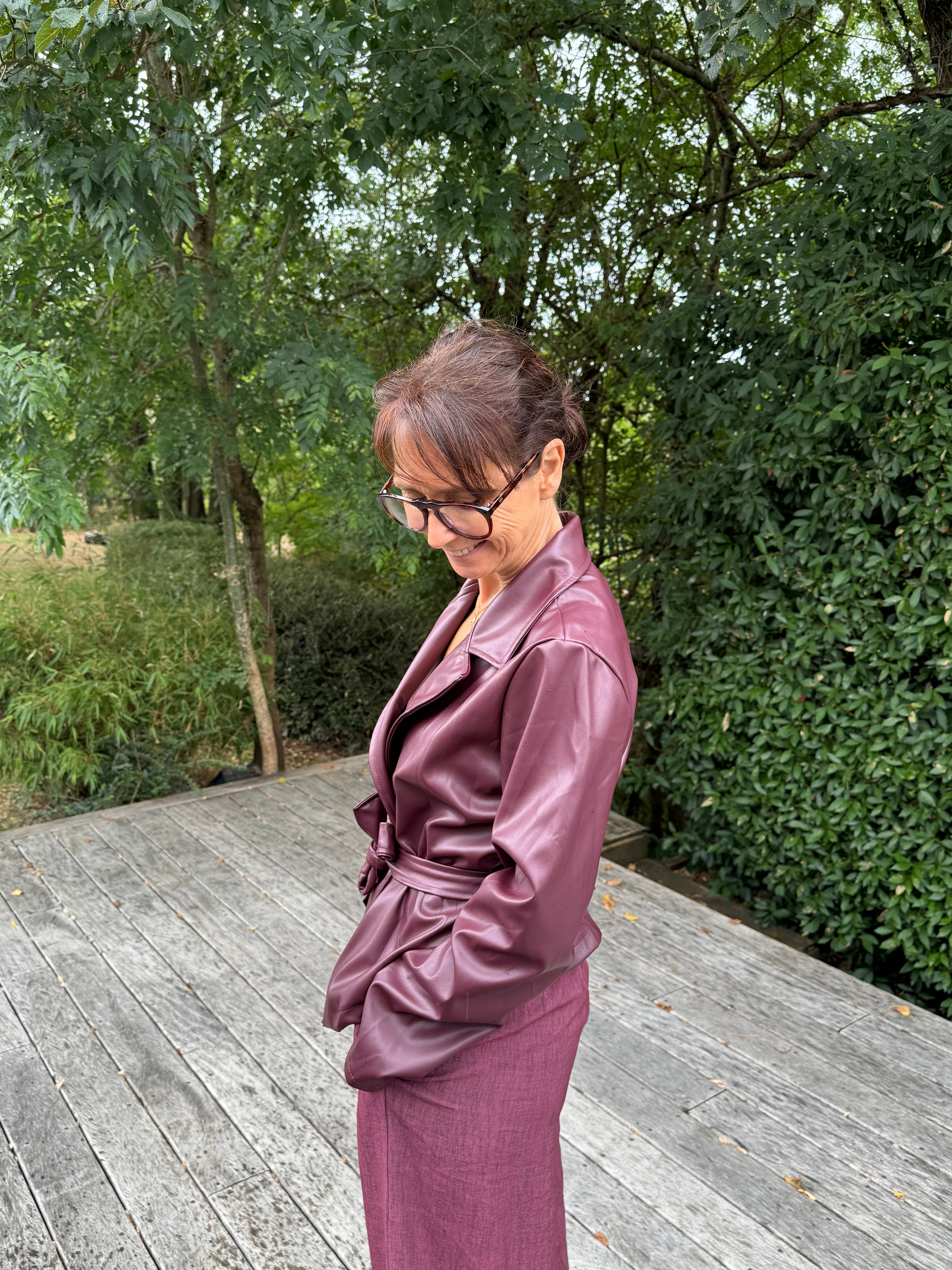 Veste Cyrille Bordeaux