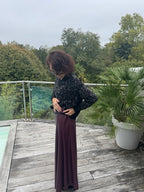 Jupe Cyrielle bordeaux