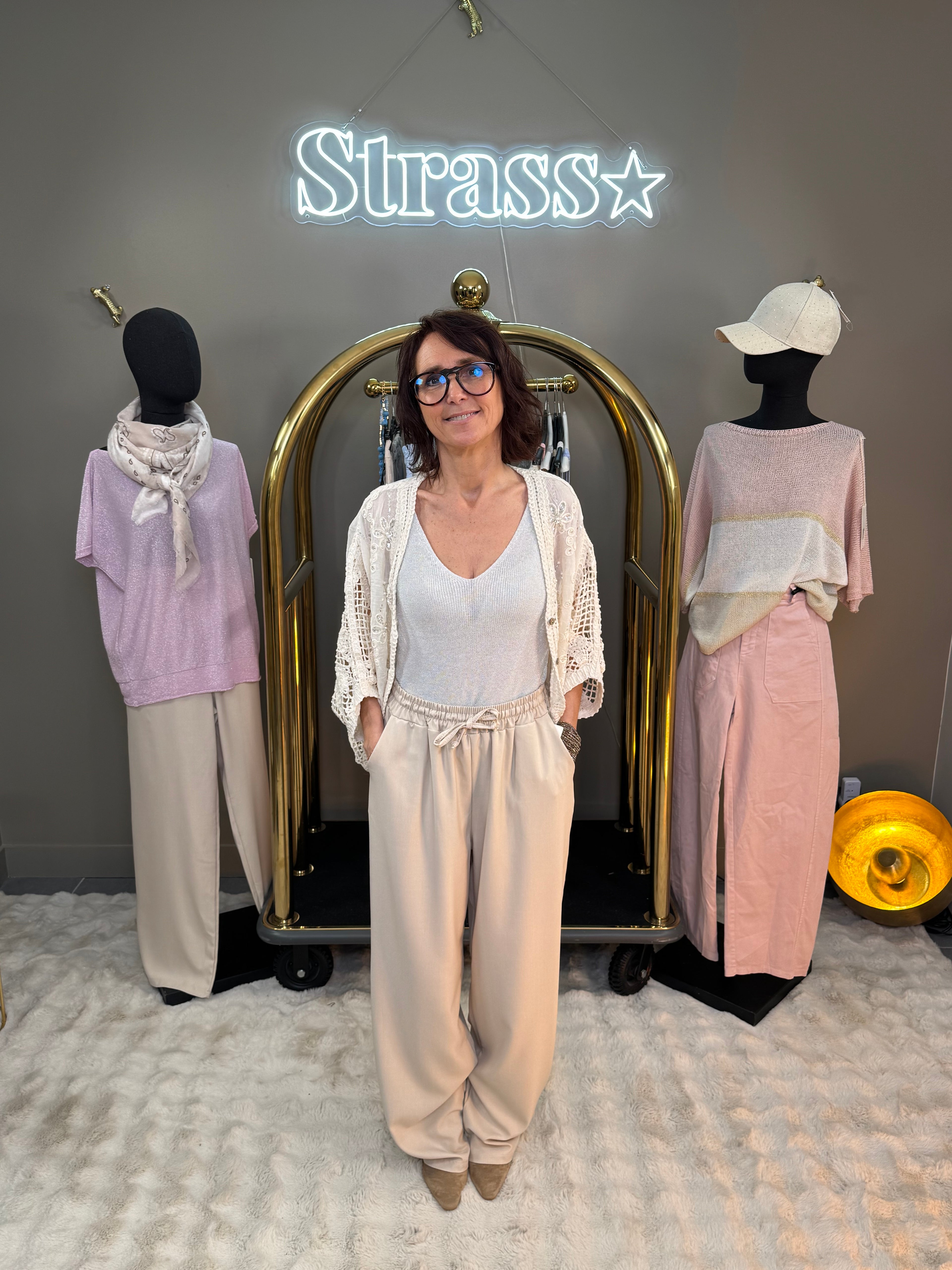 Pantalon Justin Beige