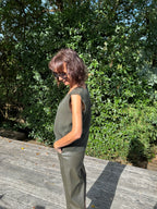 Pull Sans Manche Victoria Kaki