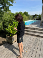 Blouson Velours Noir