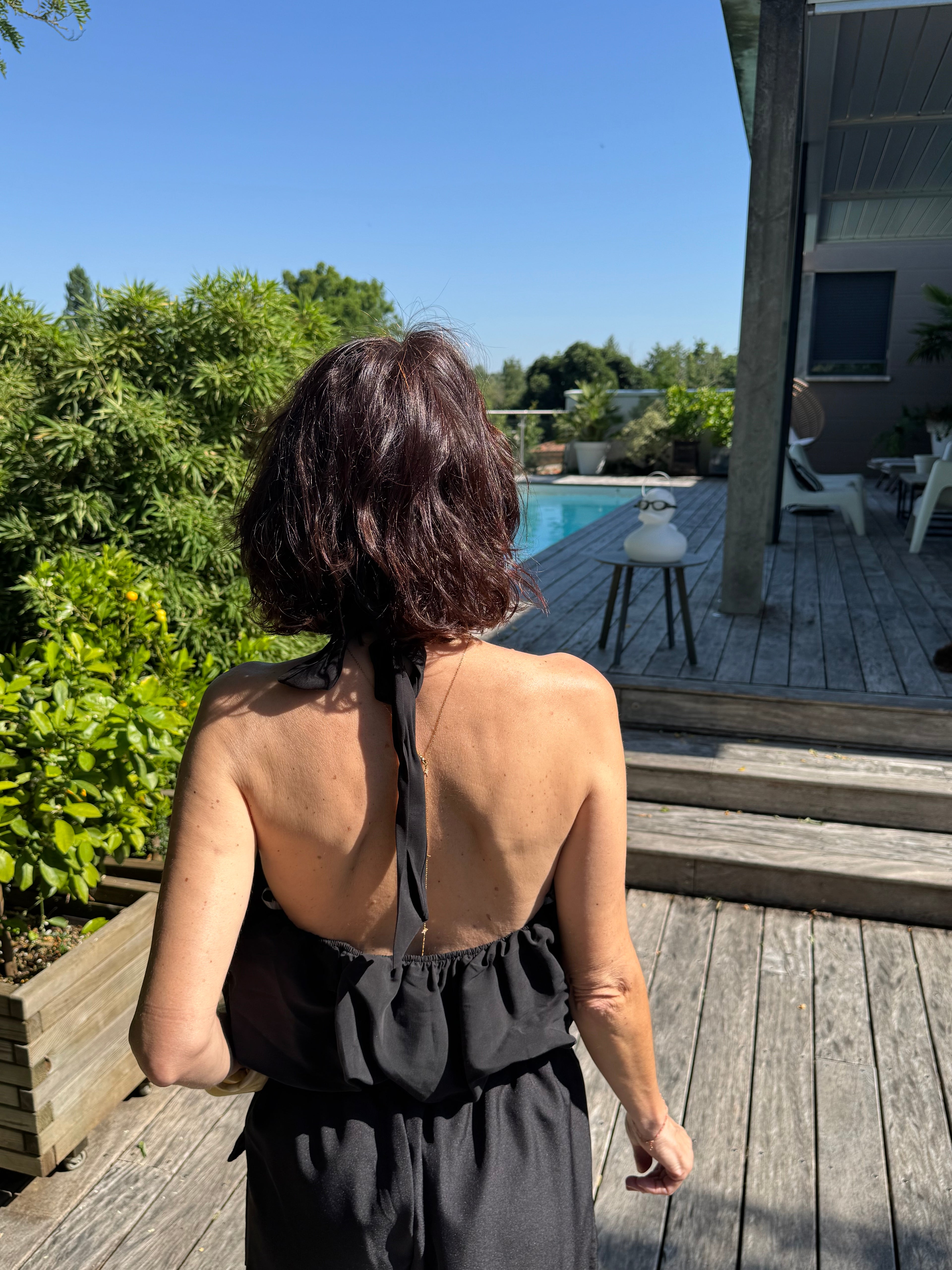 Top Dos Nu Capri Noir