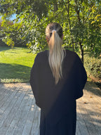 Cape poncho noire