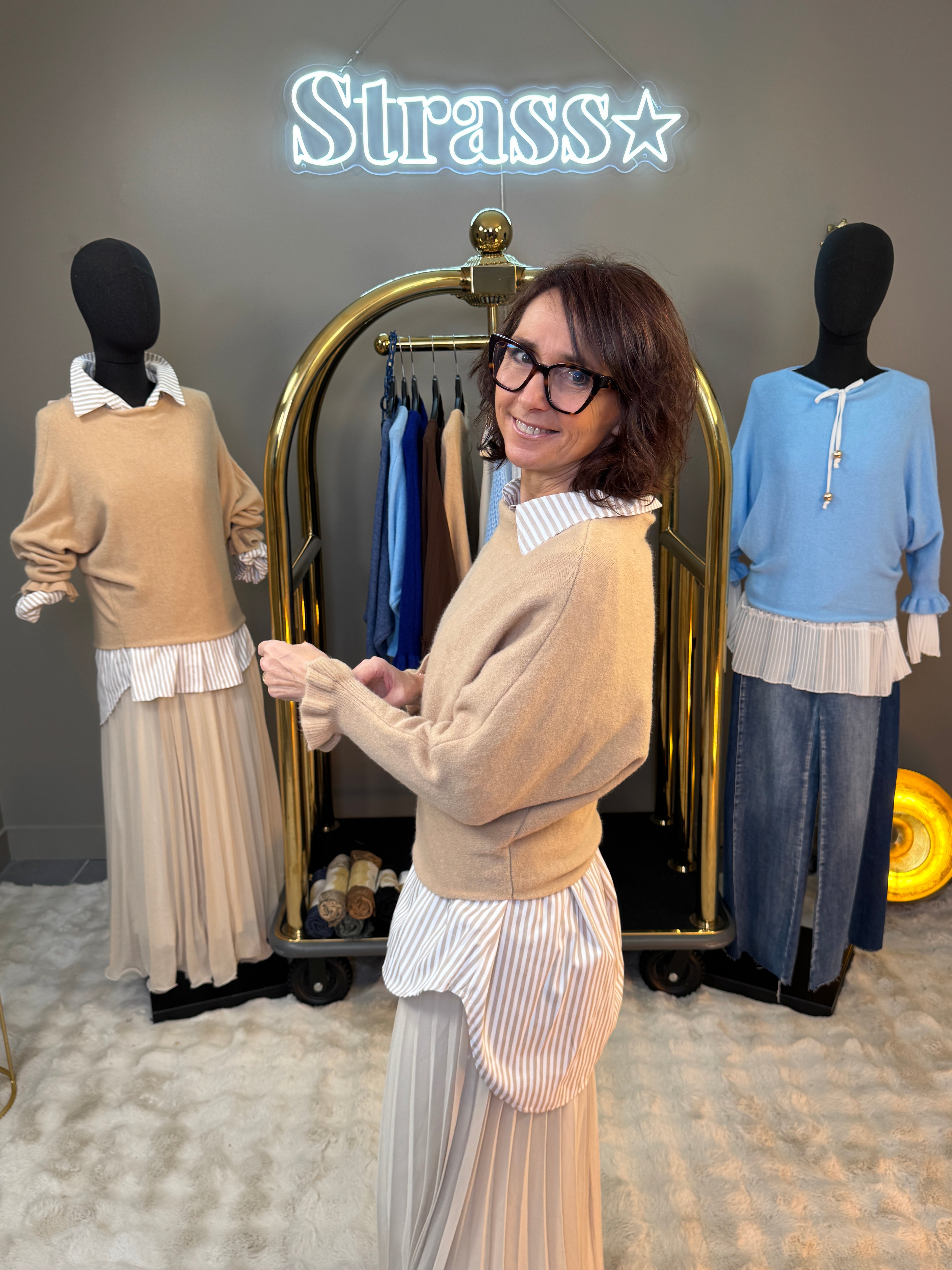 Pull Volli Camel Clair