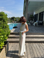 Pantalon Clouté Blanc
