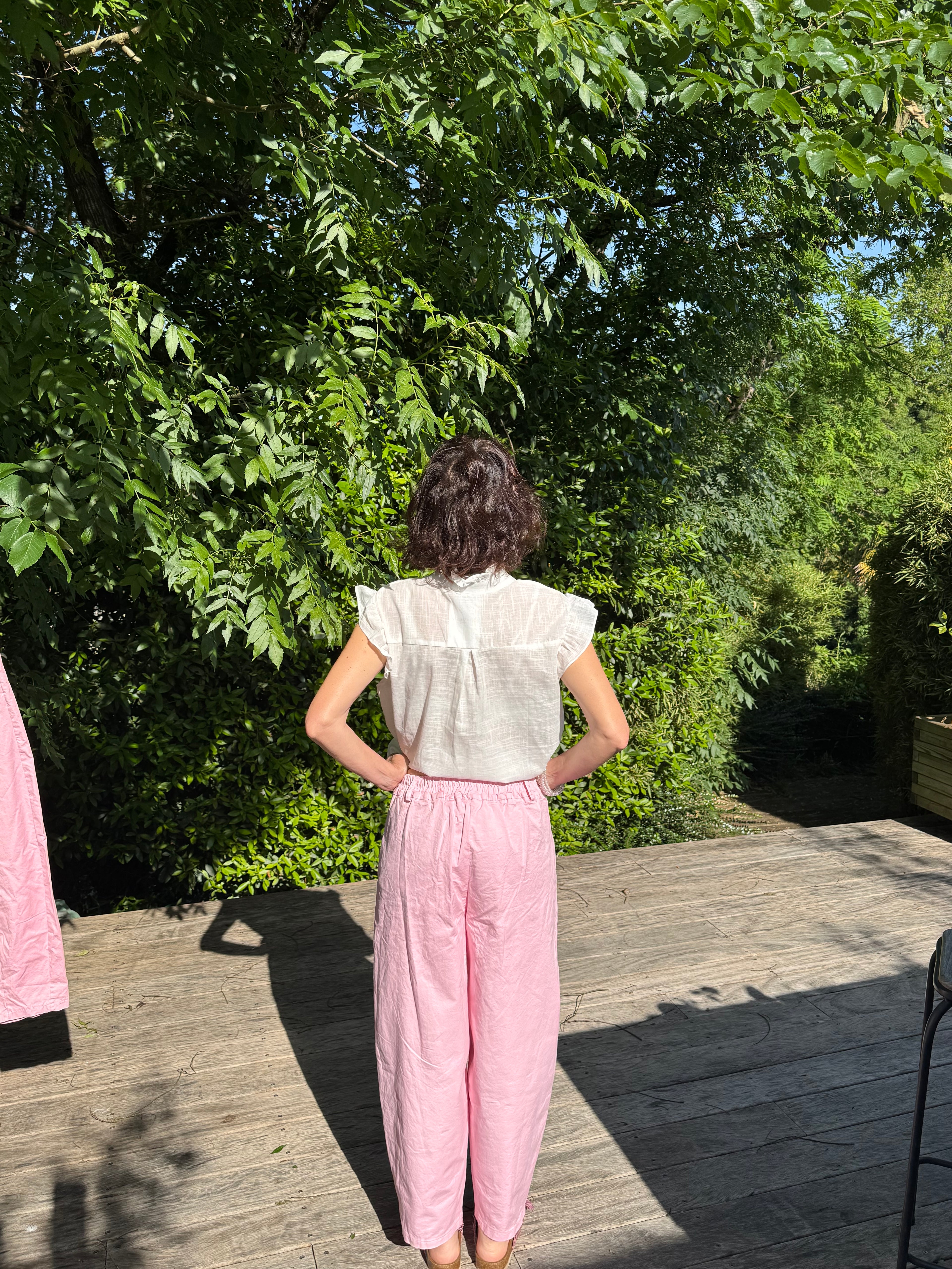 Pantalon Bulle Top Rose