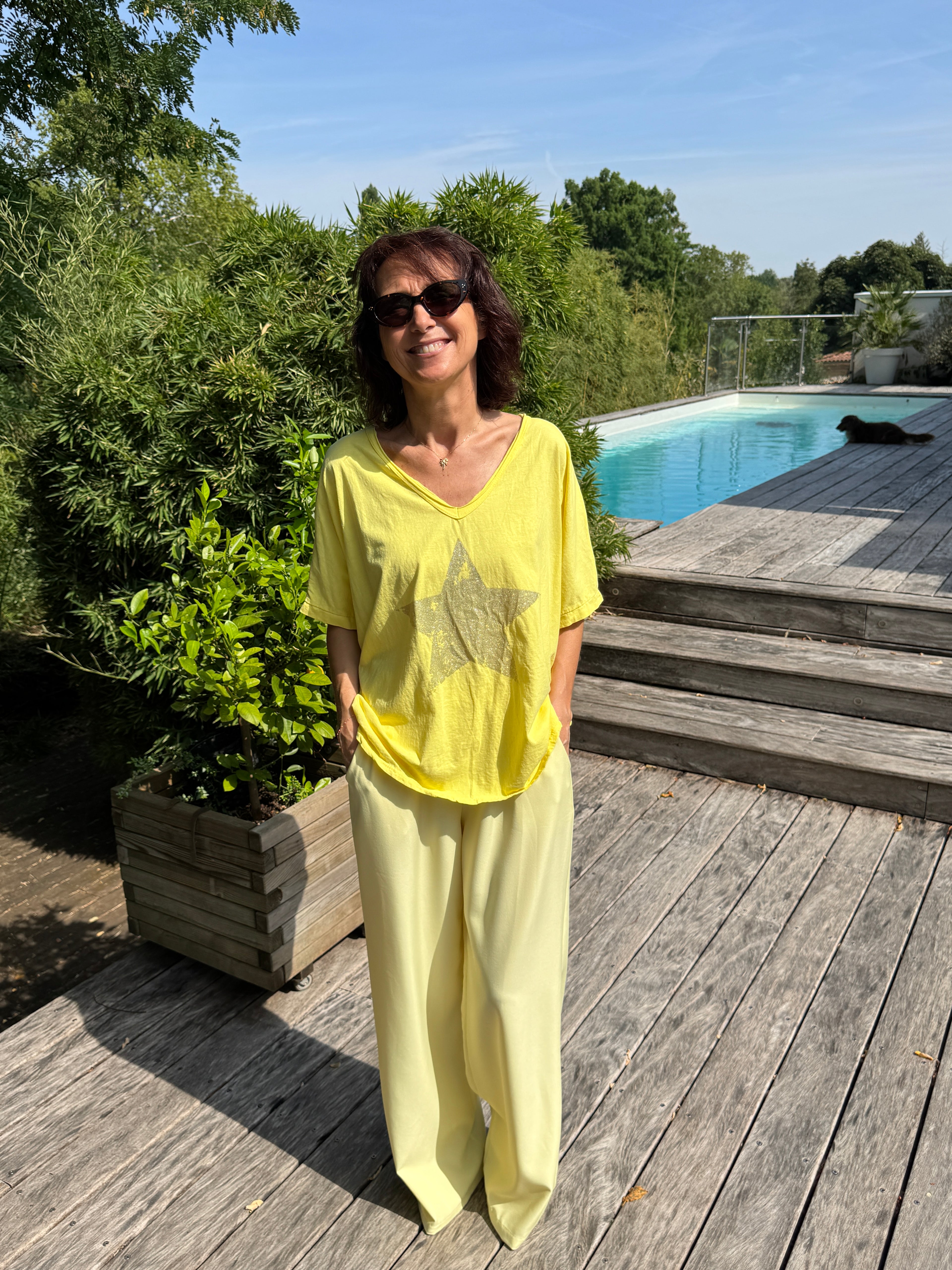 T-Shirt Etoile Jaune