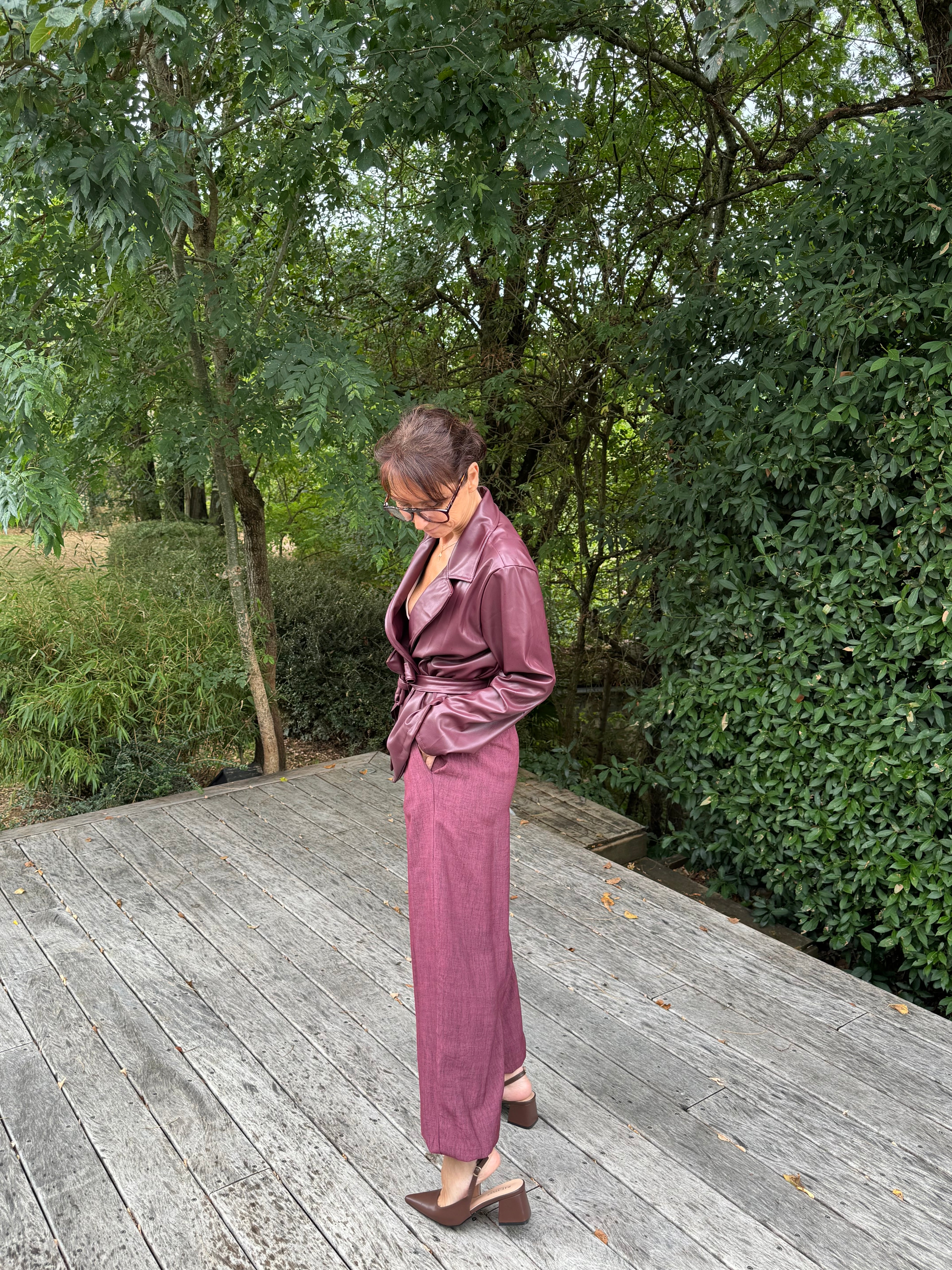 Pantalon Diego Bordeaux