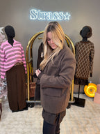 Blazer / Manteau Flanelle Choco