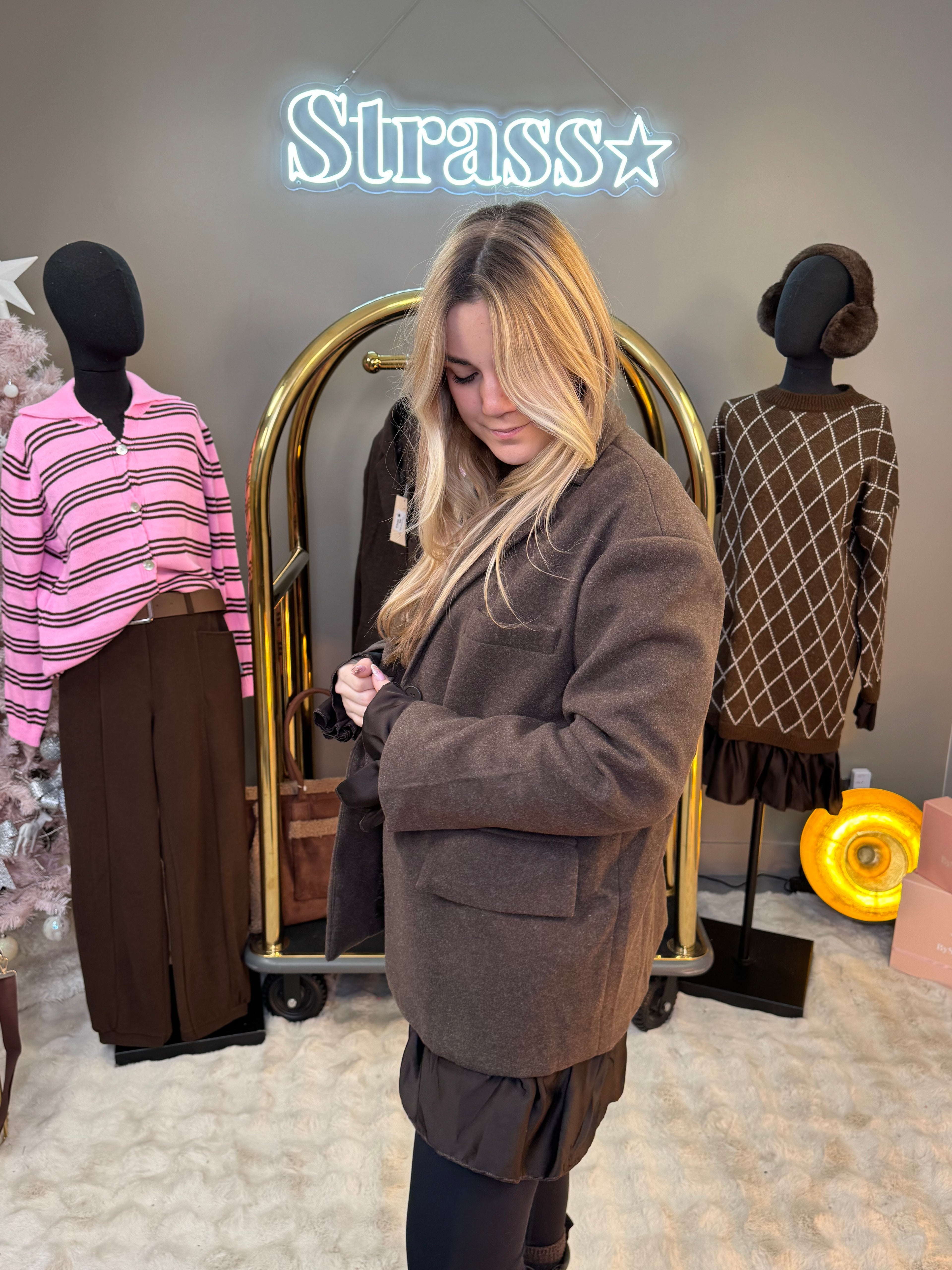 Blazer / Manteau Flanelle Choco