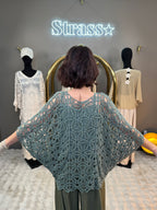 Top Crochet Irene Kaki